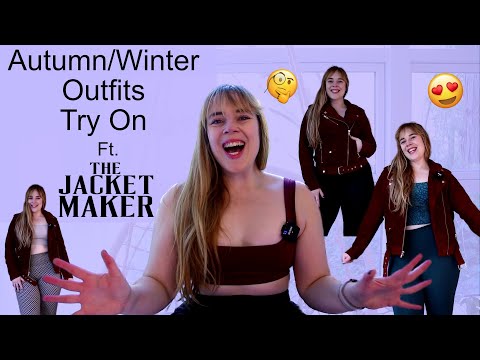 Autumn/Winter Activewear Try On | Matching My The Jacket Maker Leather Jacket! | Outfit Inspo