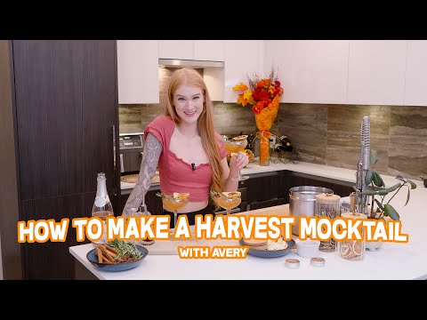 Avery Skye Harvest Mocktail | Cozy Fall Drink Recipe