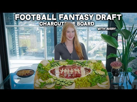 Avery Skye's Football Fantasy Draft Snack Board