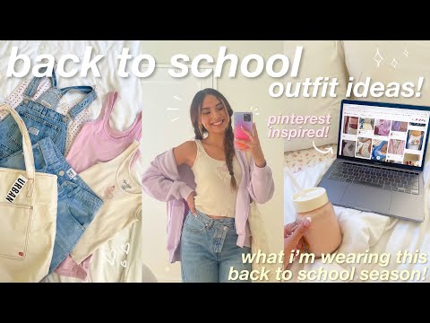 BACK TO SCHOOL OUTFIT IDEAS! 👚 pinterest inspired, picking out outfits, try on, etc