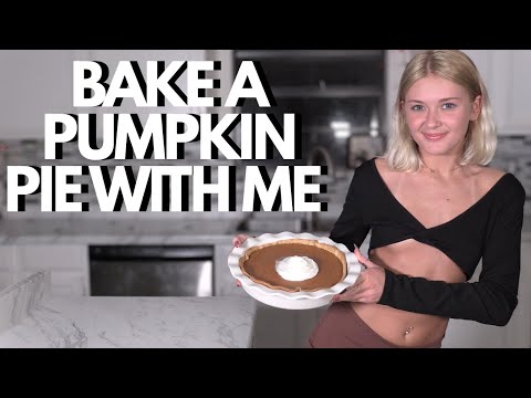 bake with me : pumpkin pie !!!
