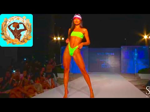 Beachside Chic Gorgeous Girls in Fashionable Swimwear – style Aquatic Elegance show Swim Cute bikini