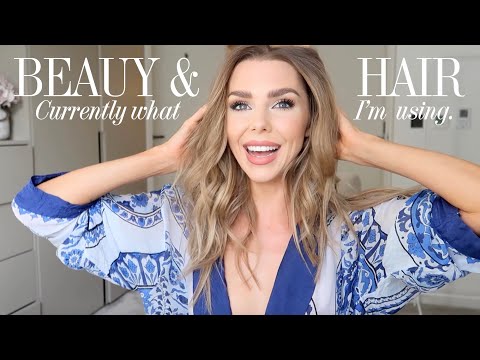 BEAUTY & HAIR: What I'm currently using.