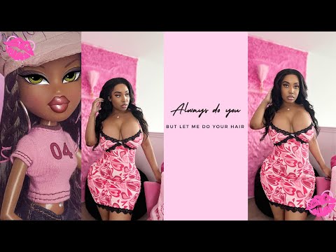Best 4K dress try on haul + Lace wig over a HD Transparent lace wig over Locs +  | Misswandaxo ♡
