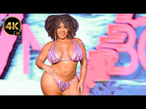 Best Plus Size Model Show 4K Video | Miami swim week