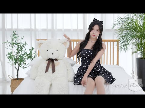 Black Polka-Dot Dress Dance, Habin, Pocket Girls, 하빈, 포켓걸스