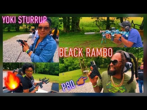 Black Rambo & Yoki Sturrup Test Out My P80 Builds 🔥 Does It Jam?! 😳 (MUST WATCH)