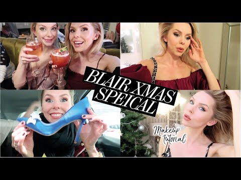 BLAIR XMAS SPECIAL //  Vlogmas // Makeup GRWM, come shopping with me & Xmas Day!