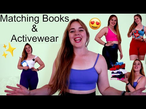 Books & Activewear | Matching My Activewear Outfits To My New Favourite Books! | Try On & Review