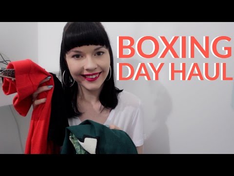 Boxing Day Try On Haul | H&M, Topshop and Dolls Kill