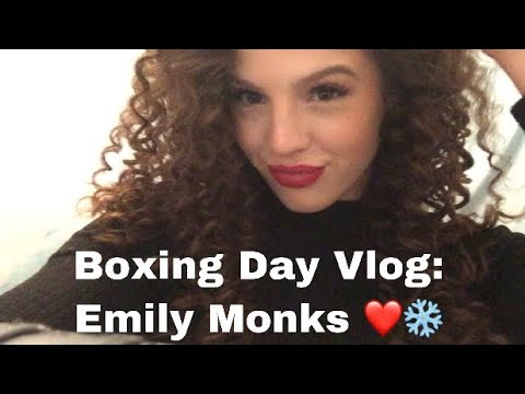 Boxing Day Vlog | Get Ready With Me | Afro Curls | Emily Monks