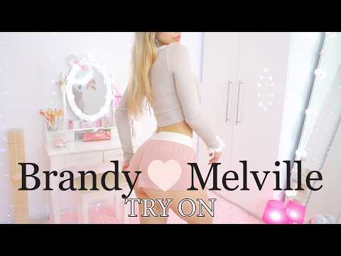 Brandy Melville ♡ holly try on haul