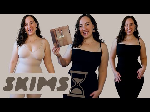 Brutally Honest SKIMS First Impressions and Review | Sculpting Bodysuit and Viral Hourglass Dress