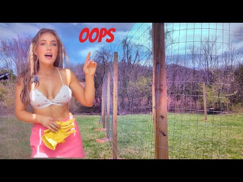 Building a Deer Proof Garden Fence • Part 2