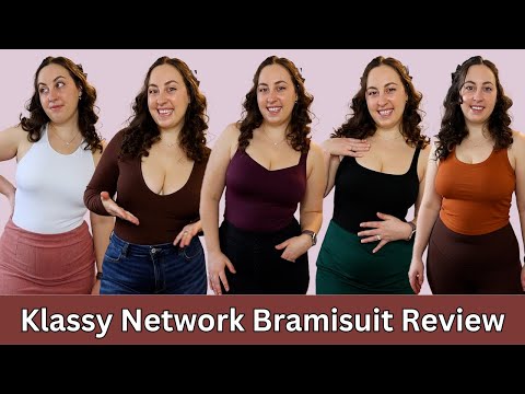 Built In Bra Bodysuits That Work For Larger Busts | Klassy Network Bramisuit Review
