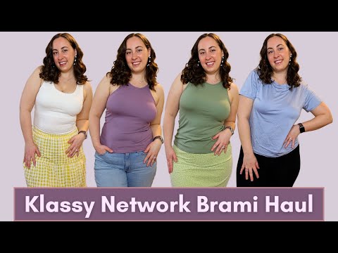 Built In Bra Tops for Large Busts | Brami Haul + Review from Klassy Network