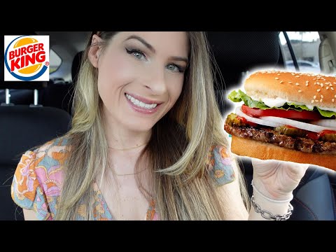 Burger King Impossible Whopper & Fries Mukbang 🍔🍟 (New Haircut)