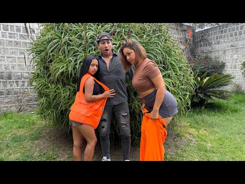 Busque a mi vecina para irnos de compra y encontramos al vecino vean lo que paso