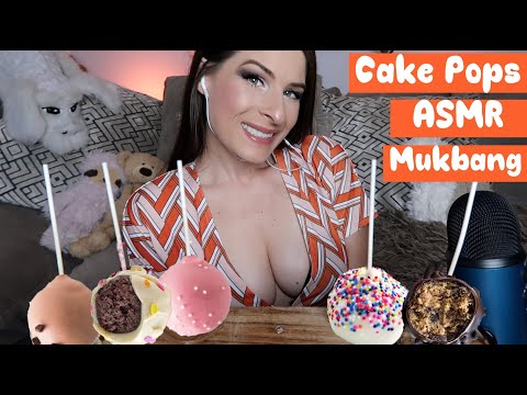 Cake Pops Mukbang ft. ASMR Mouth Sounds / ASMR Eating Sounds