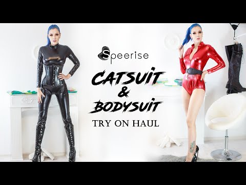 @CeleneNox  Trying on 6 different Basic Catsuits & Bodysuits | Speerise