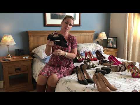 Check out a selection of My shoes!!  Lots of Stilettos, Knee High Boots, Mules and flats 😳😳🎥🎞😍