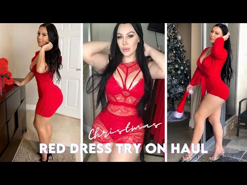 CHRISTMAS DRESS TRY ON HAUL | HOLIDAY FASHION OUTFITS | OUTFIT TRY HAUL