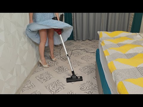 Clean with me in Heels Vacuuming Sounds For Sleep & Relaxation | ASMR Sounds