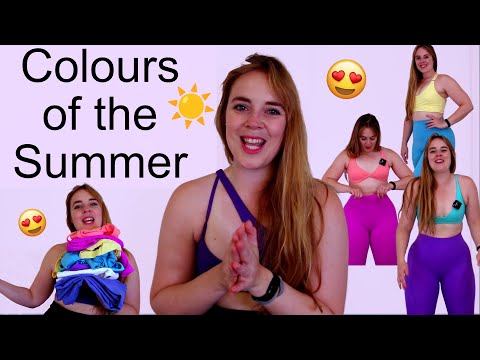 Colours of the Summer | Activewear Try On & Review | Mixing & Matching Summer Colour Outfits