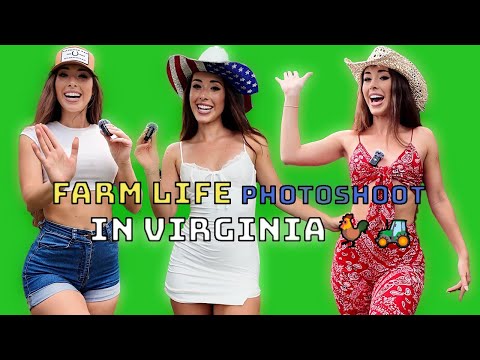 Come with me to a FARM LIFE photoshoot in Virginia