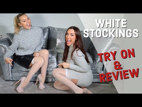 COMPARING CHEAP AMAZON WHITE STOCKINGS!!