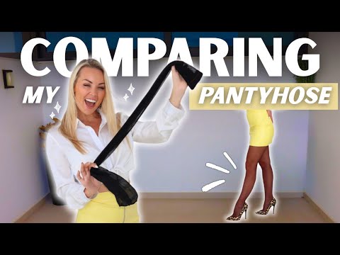 COMPARING MY PANTYHOSE