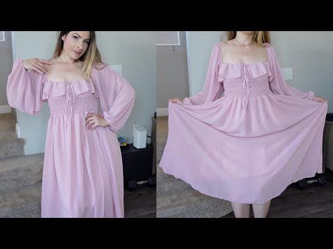 Cottagecore Dress Try On & Review (Etsy)