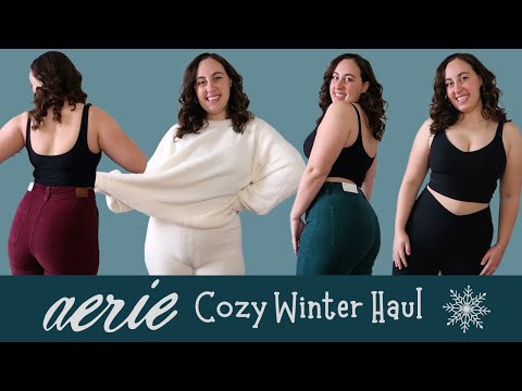 Cozy Aerie Winter Haul + Try On | Gift Ideas Galore!