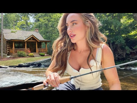 COZY cabin • SOLO trout fishing on the Watauga River | Part 1
