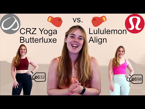 CRZ Butterluxe Vs. Lululemon Align | Affordable or Expensive – Which Leggings Are Softer And Better?