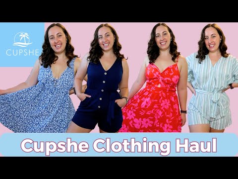 Cupshe Summer Fashion Haul | Affordable Summer Dresses and Rompers!