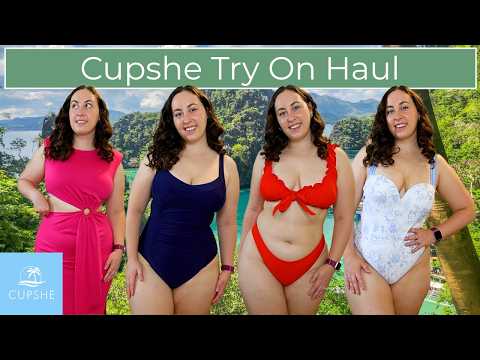 Cupshe Swimwear Try On Haul | Affordable Midsize Swimsuits, Dresses, and Shapewear