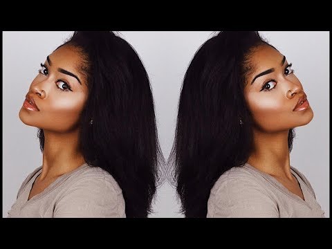 CURLY TO STRAIGHT HAIR TUTORIAL | Bri Hall