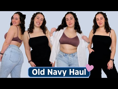 Curvy Old Navy Haul | Spring 2023 Curvy Jeans, Jumpsuits, and More!