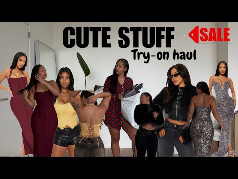 CUTE STUFF TRY-ON HAUL | @FashionNova Black Friday sale