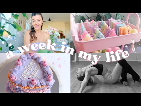 DECEMBER WEEK IN THE LIFE ❄️ teaching burlesque, podcasting, candle making, & b-day celebrations 🥂