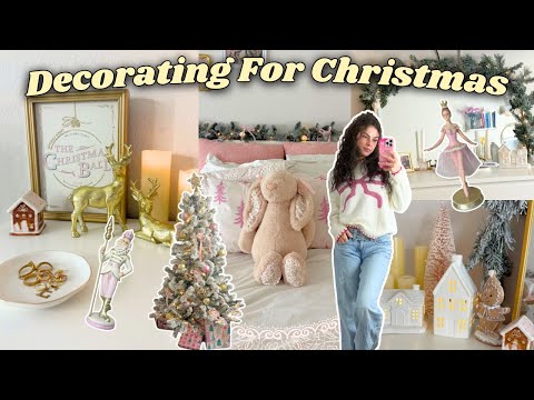 DECORATING FOR CHRISTMAS|🎄 my cozy Christmas room makeover