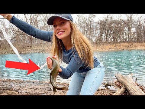 Delicious CRISPY skin on fish ❗️ catch n cook trout fishing recipe you MUST TRY