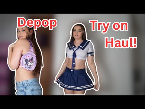 Depop Try On Haul | Clean Out my Closet with me!