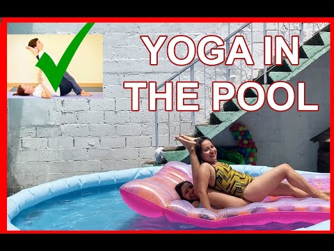 desafío de yoga en la piscina parte 3
