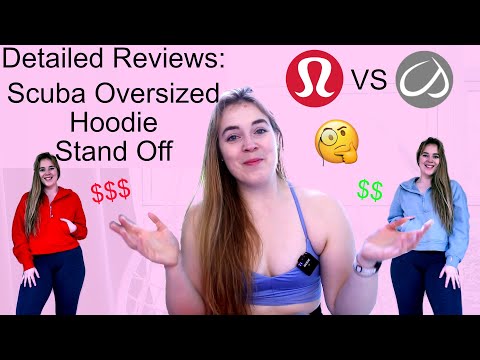 Detailed Reviews | Lululemon VS CRZ Scuba Half Zip Hoodie | $118 VS $48, Which One Is Better?!