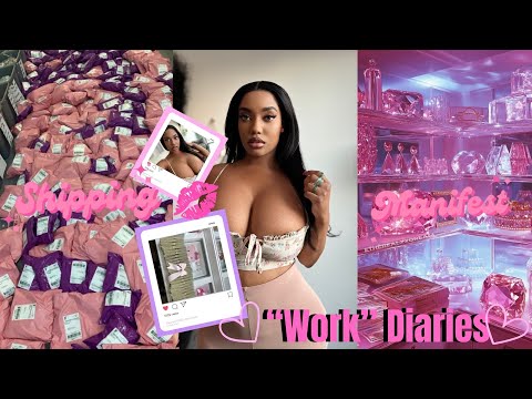 Diaries: 4k Try on haul dress | Small buisness fixing my printer at home | Misswandaxo ♡