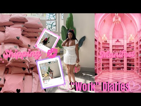 Diaries: 4k Try on haul dress | Small buisness packing orders | Misswandaxo ♡