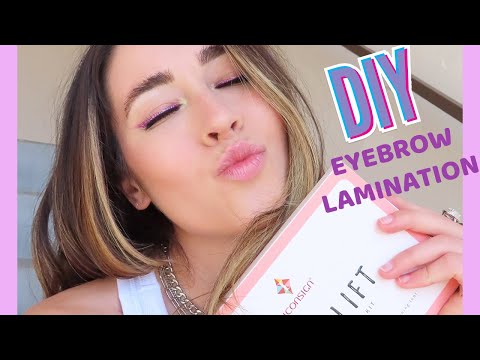 DIY Eyebrow Lamination + Giveaway!! | ICONSIGN