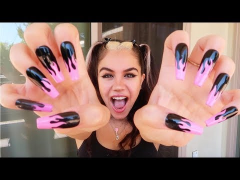 Doing my own acrylics AT HOME